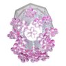 Lustre para Quarto Infantil Bebê Menina e Meninos Flores - Rosa Pink - 3