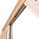 Ver imagem 6 de Porta Balcão de Correr Madeira Padrão Cedro Meia Almofada Reto Bat.14cm - 2.15ax1.80l