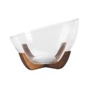 Ver imagem 1 de Saladeira de Vidro com Base 22 Cm Mimo Acácia Vd24045