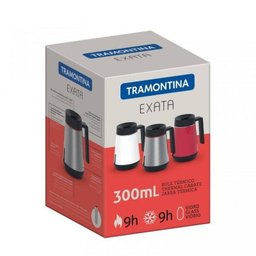 Bule Térmico Inox 0,3L Exata Tramontina Vermelho/Preto - 5