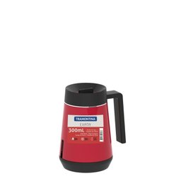 Bule Térmico Inox 0,3L Exata Tramontina Vermelho/Preto - 1