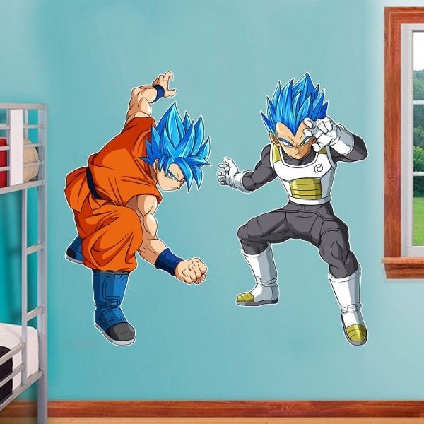 Vinil decorativo Dragon Ball, Vegeta