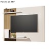 Painel para Tv até 55 Polegadas com Prateleiras 7117 Cor Off White / Ripado - Comprar Moveis em Casa - 2