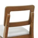 Ver mais imagens de Banqueta River Madeira Maciça Encosto Anatômico C/ 68cm Altura - Amêndoa - Assento Esto. Corano Bege