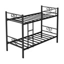 Ver imagem 2 de Beliche Domus Solteiro Moderno 100% Aço Compacta Preto