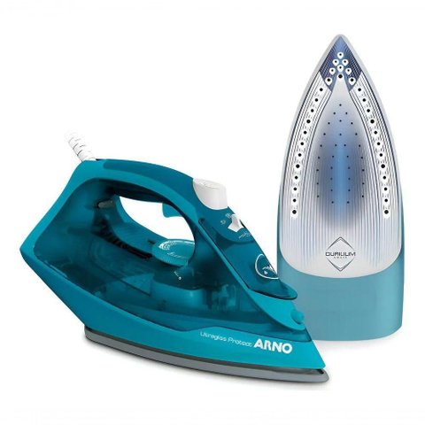Ferro a Vapor Arno FUP1 1500W Base Antiaderente Azul-Turquesa 110V