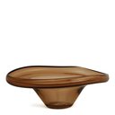 Ver imagem 1 de Centro de Mesa Decorativo em Vidro Marrom 29cm 18546 Mart