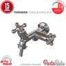 Torneira para Tanque e Máquina de Parede Linha Porto Belo 1/2'' e 3/4'' Cor Cromado Durín - 2
