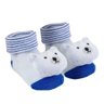 Meias Pantufa Antiderrapante Chocalho Urso Buba - 1