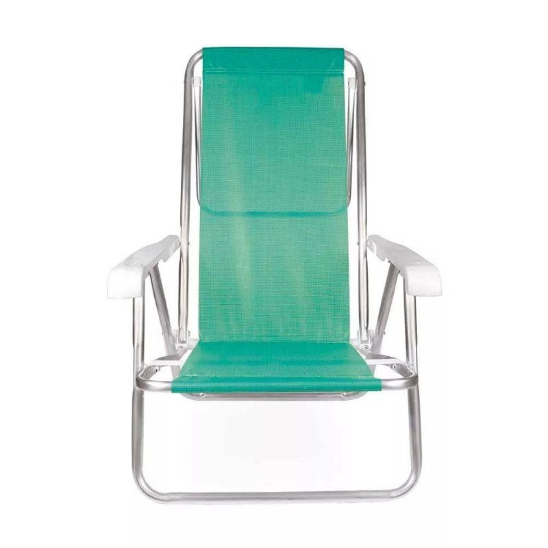 Cadeira Reclinável em Alumínio com 8 Posições Verde Mor - 5