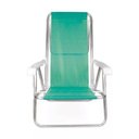 Ver imagem 2 de Cadeira Reclinável em Alumínio com 8 Posições Verde Mor