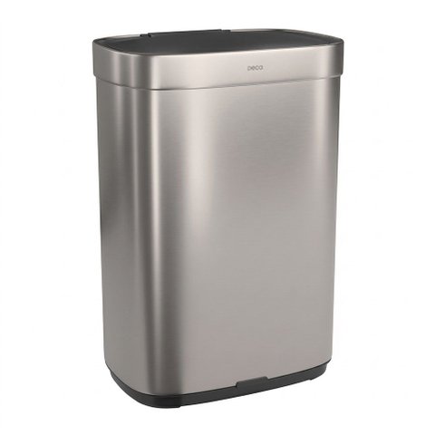 Lixeira Deca Suprema 1007.Qua.50.Inx com Sensor 50L Quadrada Inox