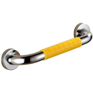 Barra Alça de Apoio 40cm Suporte Antiderrapante Banheiro Box Idoso Gestante Pcd Acessibilidade Evita