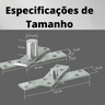 Dobradiça Pino Porta Pivotante 150kg Pivô Aço Zincado - 8
