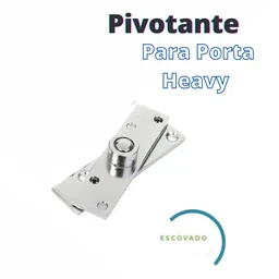 Dobradiça Pino Porta Pivotante 150kg Pivô Aço Zincado - 5