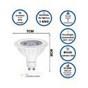 Ver imagem 2 de Kit com 8 Lâmpadas Led Ar70 7w 4000k Branco Neutro - Lumanti