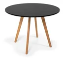 Ver imagem 1 de Mesa de Jantar Invisible Cozinha Sala Estar Redonda Madeira:Preto