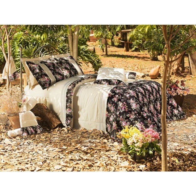 Kit Margarita Queen 150 Fios 14 Peças Preto MadeiraMadeira