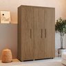 Armario Multiuso Barreto Loncarcci Belize 3 Portas 100% Mdf (castanho) - 2