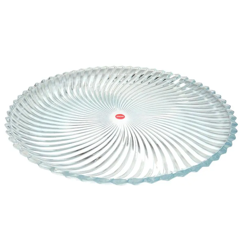 Prato Sogi pra Bolo e Pudim Vidro 31,5cm