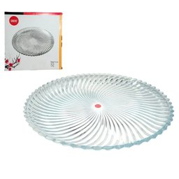 Prato Sogi pra Bolo e Pudim Vidro 31,5cm - 2