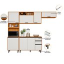 Ver imagem 6 de Cozinha Modulada com Nichos 4 Peças 260cm Ravena Poliman Móveis
