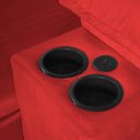 Ver imagem 7 de Sofá Retrátil Tesla 2,80m Usb e Porta Copo Suede