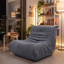 Ver imagem 1 de Poltrona Lounge 85cm Kappesberg Boucle Titanio