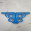 Ver imagem 4 de Mãos Francesas de Força para Prateleira 20cm Menino Carro Foguete Avião Azul Aço