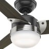 Ventilador de Teto Hunter Fan Nova Preto 3 Pás com Luminária 220V - 1