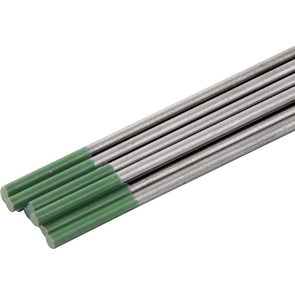 Eletrodo tungstênio 2,4mm verde puro ewp c/ 10 peças Vonder