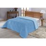 Coberdrom Dupla Face Queen 01 Peça - Azul - 1