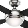 Ventilador de Teto Hunter Fan Sonic Preto 4 Pás com Luminária 127V - 1