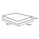 Ver imagem 2 de Colchão Casal Probel Molas Ensacadas Rubi Soft Gel Euro Pillow - 138x188x36
