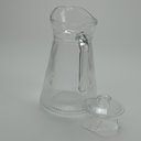 Ver imagem 4 de Jarra Suco Água Tampa Acrilico Vidro 1,6 Litros Transparente