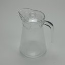 Ver imagem 3 de Jarra Suco Água Tampa Acrilico Vidro 1,6 Litros Transparente