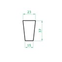 Ver mais imagens de Kit Vaso Planta + Prato 35x25 Redondo Cônico Polietileno BGPLASTICOS AZUL ESCURO 013