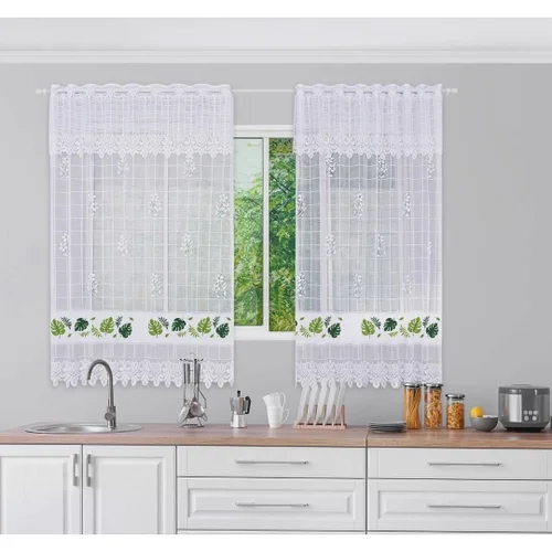 Cortina para Cozinha com Bandor 1,30 X 2.10 Indicada para Bastão 1,50:pimenta - 3