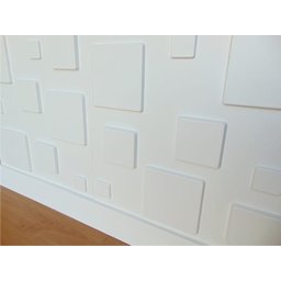 Revestimento de Parede - Placas de PVC - 3d Quadratto - 2