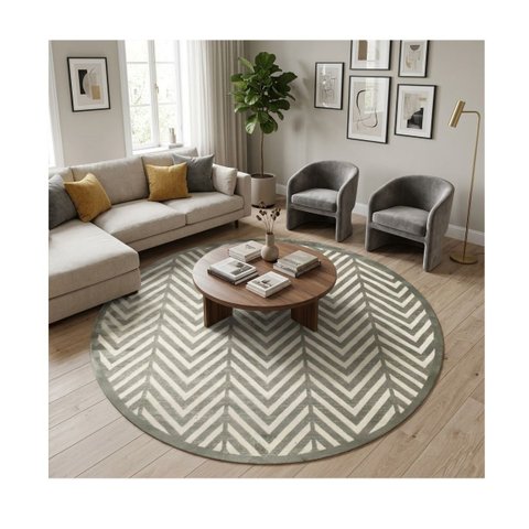 Tapete para Sala Soft Delicate 150 Redondo 1046