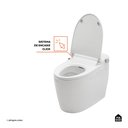 Ver imagem 6 de Vaso Sanitário Monobloco Caixa Acoplada Privada Bidê Celestita Pingoo.casa - Branco