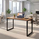 Ver imagem 6 de Mesa Escrivaninha Home Ofice Industrial 100% Mdf:amadeirado