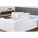 Ver imagem 1 de Protetor Colchão Impermeável Matelado Solteiro 01 Peça 1,88m x 88cm x 25cm - Branco