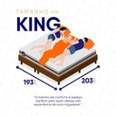 Ver imagem 7 de Conjunto Box Baú Marrom Mali Bege Molas Ensacadas King 193x203x77 - King House