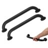 Kit 2 Barras de Apoio 50 Cm Idoso e Deficiente Preto Fosco - 1
