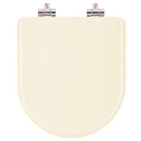 Assento Sanitario Poliester Soft Close San Remo Marfim (bege Claro) para Vaso Hervy