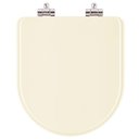 Ver imagem 1 de Assento Sanitario Poliester Soft Close San Remo Marfim (bege Claro) para Vaso Hervy