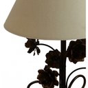 Ver imagem 5 de Abajur Quarto de Casal Rustico com Flores Colorido Iluminação Simples - Verniz