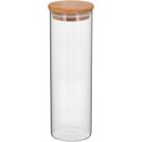 Ver imagem 1 de Pote Hermético de Borossilicato 550ml Transparente 20x6x6cm Mantimentos Cozinha