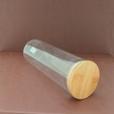 Ver imagem 3 de Pote Hermético de Borossilicato 550ml Transparente 20x6x6cm Mantimentos Cozinha